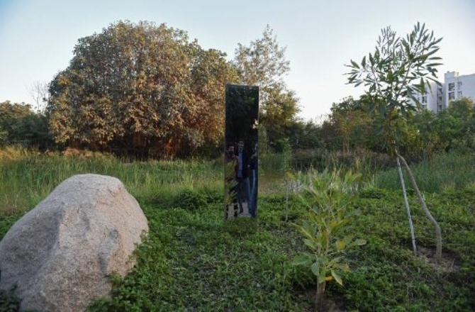Now, 'monolith' surfaces in Ahmedabad