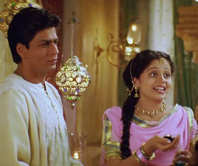 Did you know that Nehha Pendse has also acted with Shah Rukh Khan and Madhuri Dixit in Sanjay Leela Bhansali's Devdas? Nehha essayed the role of Chaurangi - one of the sakhis to Madhuri's character Chandramukhi.