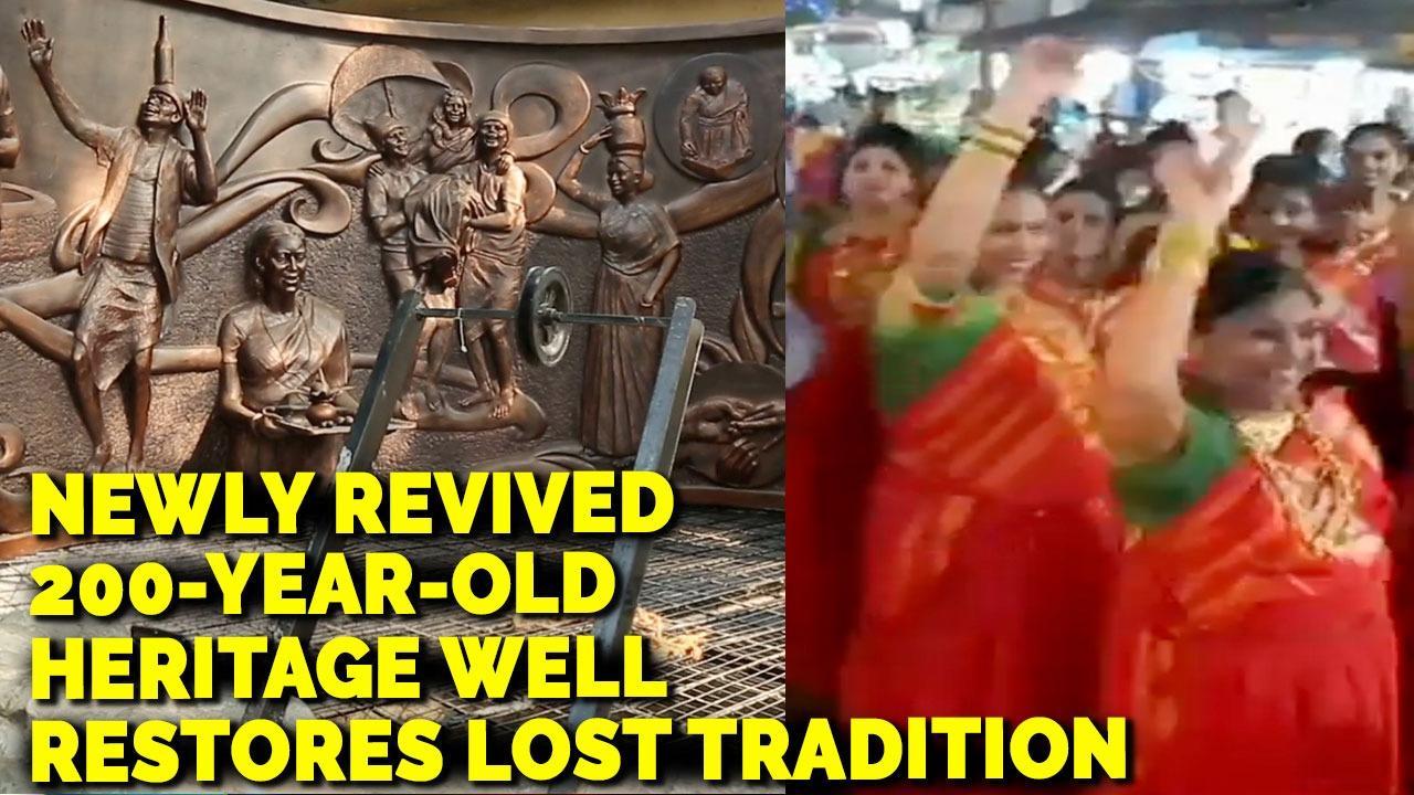 Revived 200-year-old well restores lost tradition!