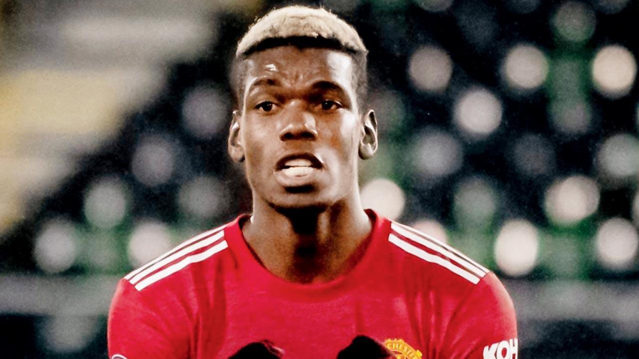 EPL: Paul Pogba fires Manchester United back to top of table