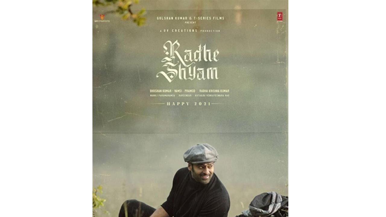 Prabhas shares new poster of RadheShyam with fans on January 1, 2021