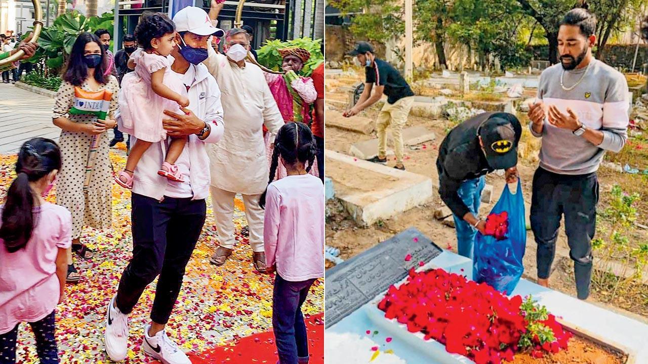Ajinkya Rahane gets heroic welcome, Mohammed Siraj heads straight to father's grave