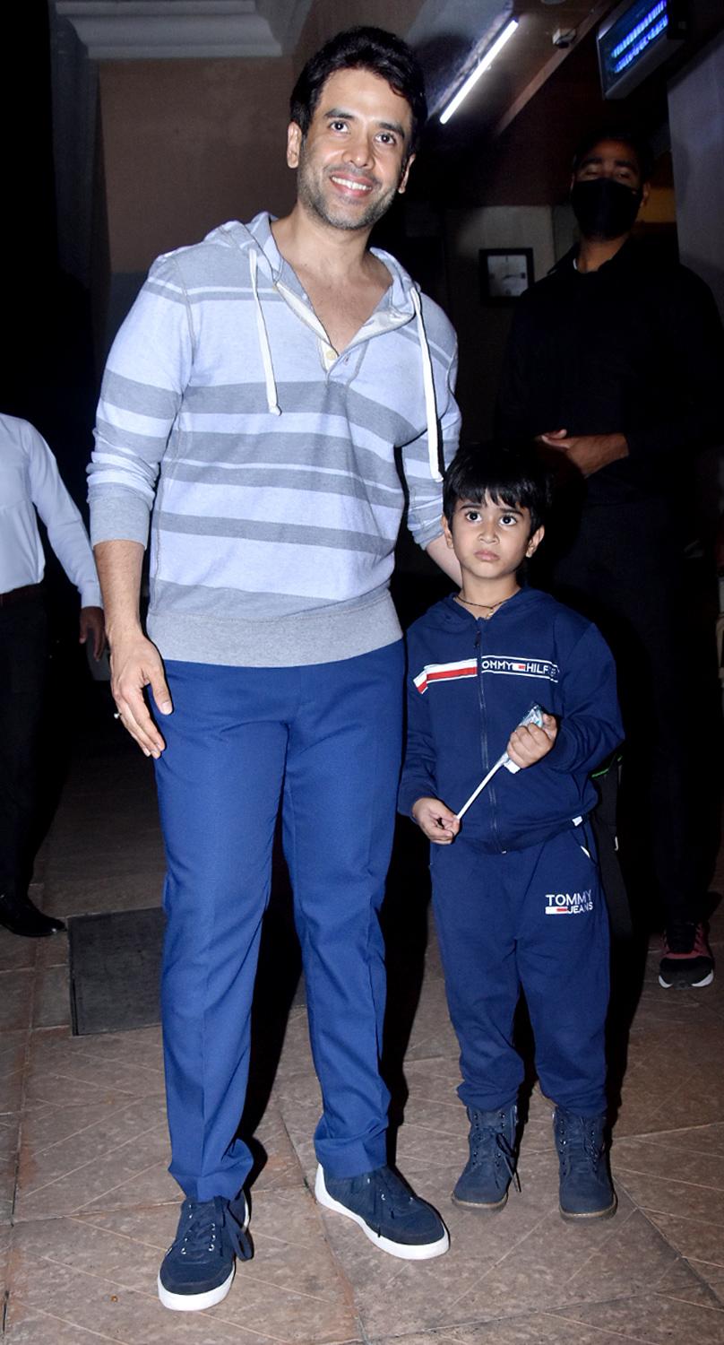 Ekta's brother Tusshar Kapoor also attended Ravie Kapoor's birthday party with his four-year-old son, Laksshya. Tusshar welcomed his son Laksshya through IVF and surrogacy in 2016.