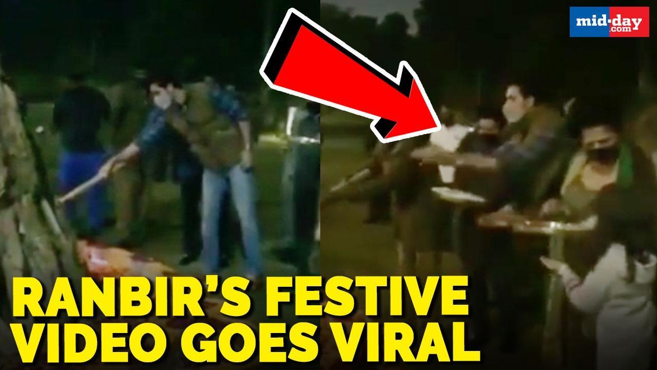Ranbir Kapoor's festive video in Delhi goes viral!