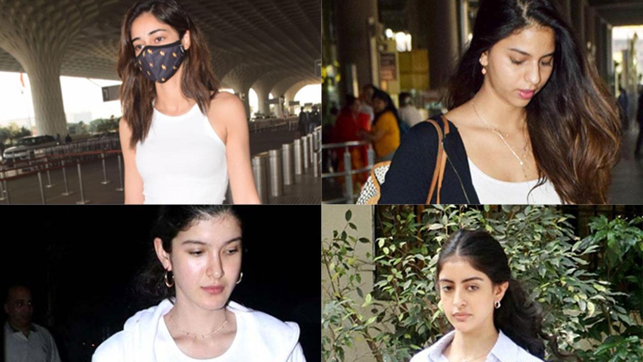 Then And Now: Ananya Panday shares childhood and current pictures with Navya, Suhana, and Shanaya 