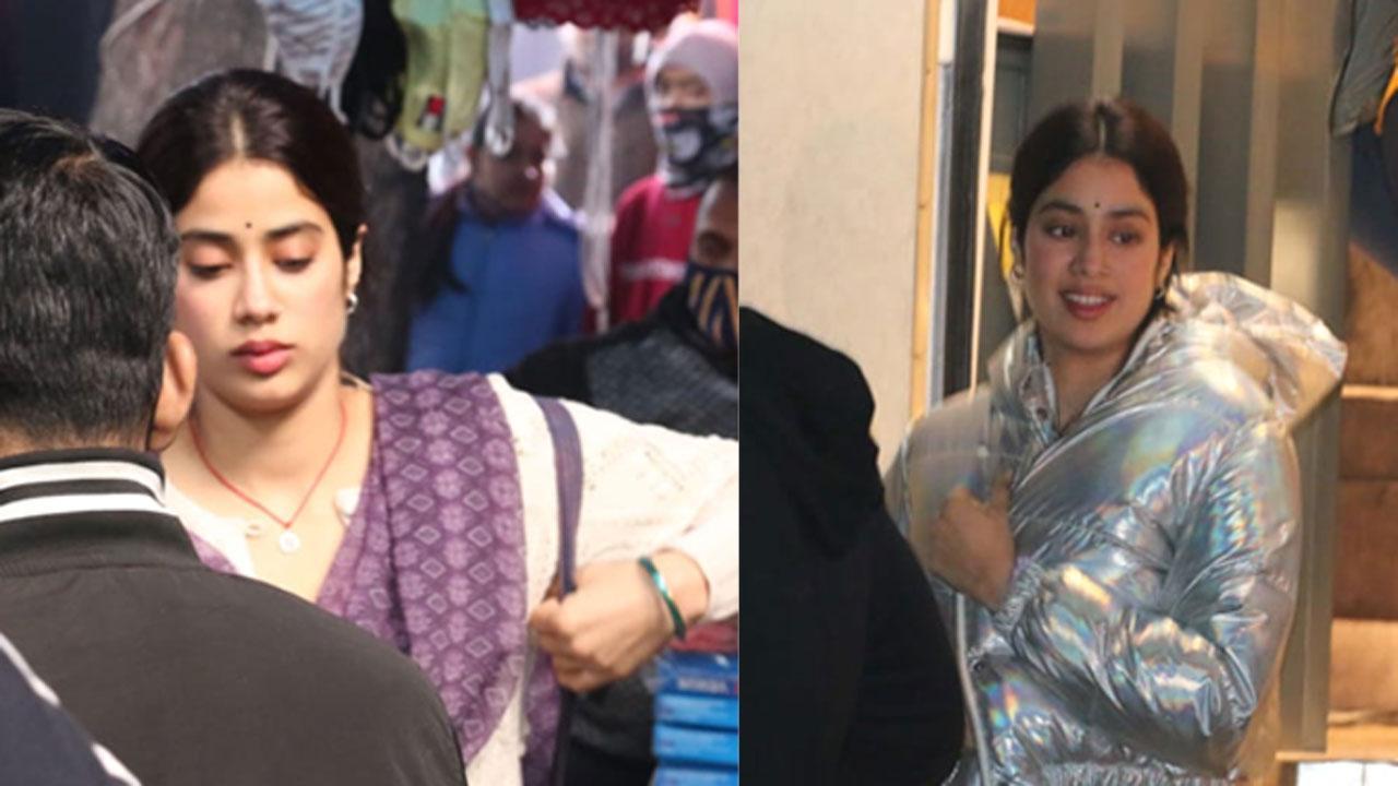 Inside Photos: Janhvi Kapoor shoots for Good Luck Jerry in Chandigarh