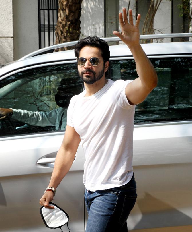 Varun Dhawan is all set to tie the knot on January 24 with longtime girlfriend Natasha Dalal and wedding festivities have already begun in Alibaug. On Saturday, the actor arrived at the venue for his Sangeet ceremony. (All photos/Yogen Shah)