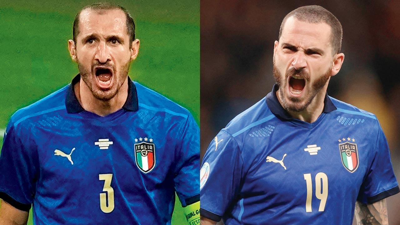 Italy bank on veterans Chiellini, Bonucci to defy English youngsters