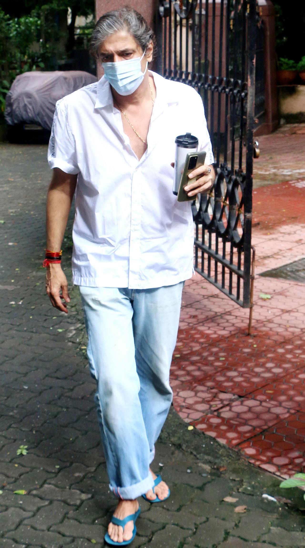 Chunky Panday's mother Snehlata Panday passed away on July 10 due to prolonged illness in Mumbai. A prayer meet was held for her at the Pandey residence in Bandra. Host of celebrities came in to pay their respects.