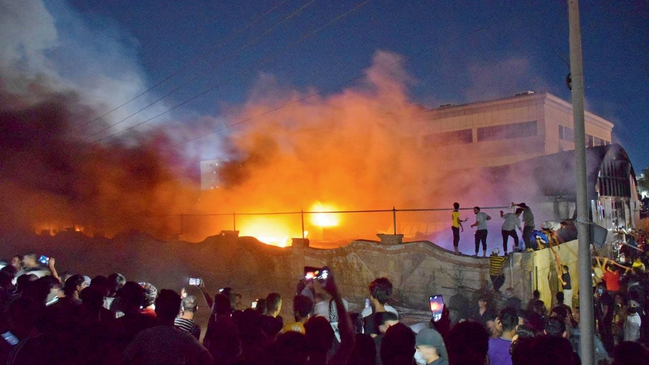 Iraq hospital fire death toll hits 92; 100 others injured