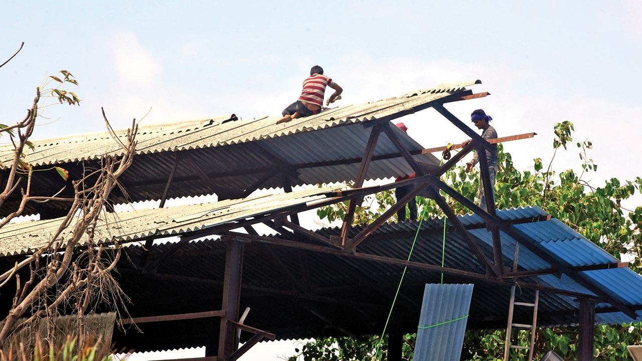 Mid-day impact: Bandra crematorium in Mumbai finally gets a new roof
