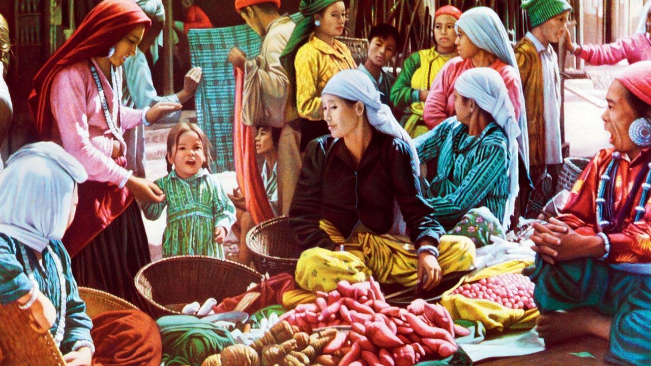 This virtual gastronomy-themed art exhibition tells the story of food as a source of joy