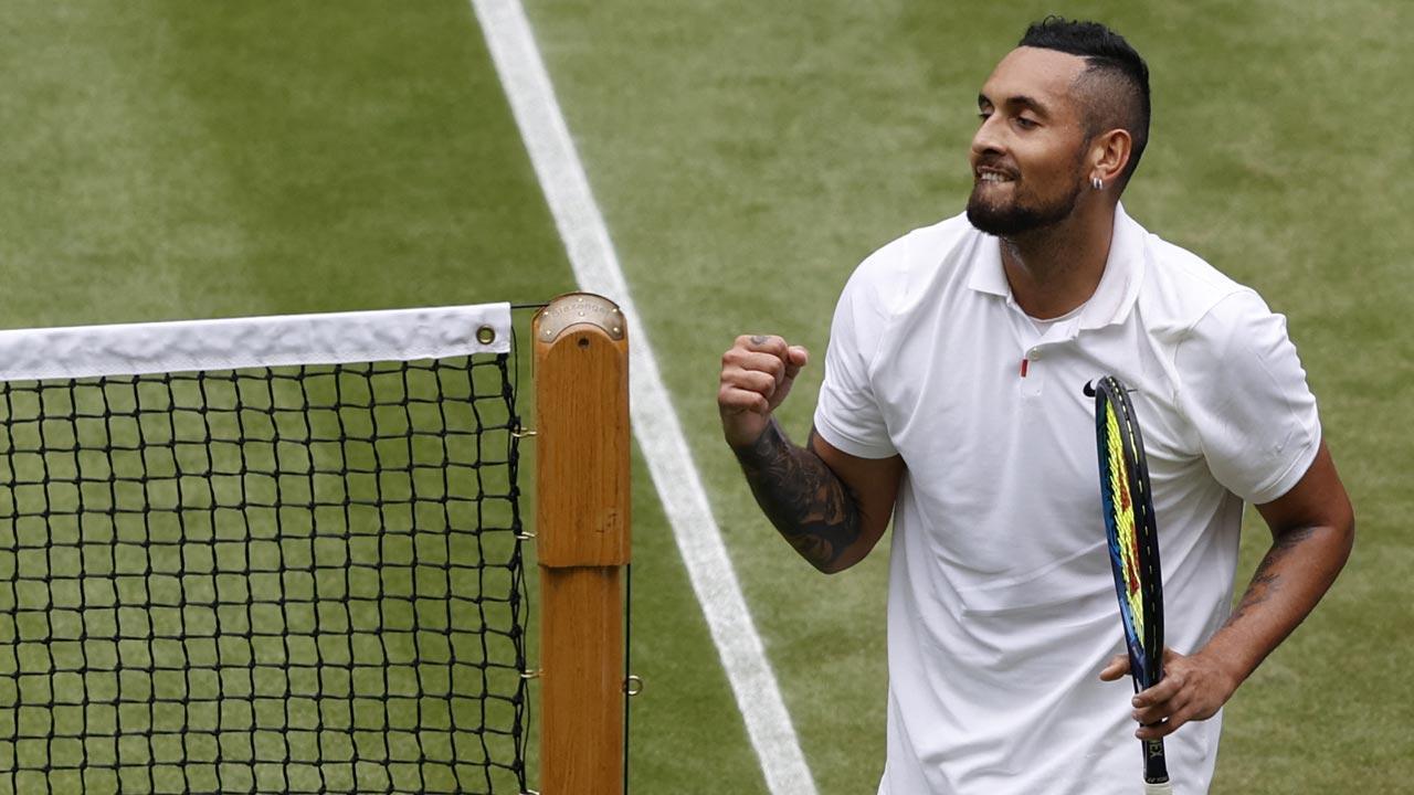 Wimbledon: Nick Kyrgios defeats Ugo Humbert to enter next round