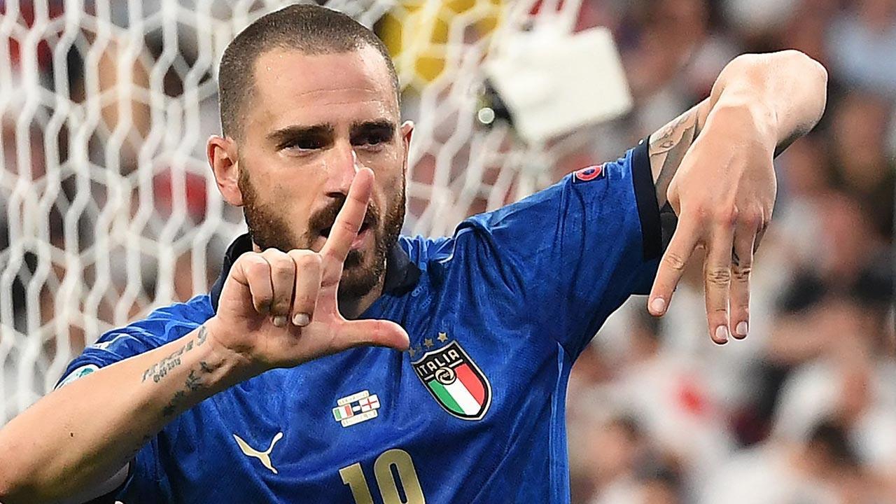 Italy's Leonardo Bonucci becomes oldest scorer in Euro finals