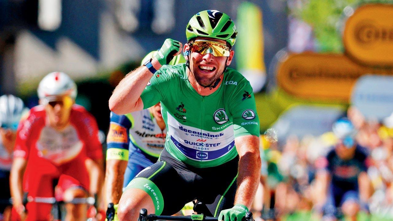 Cavendish equals Merckx’s  all-time Tour de France record