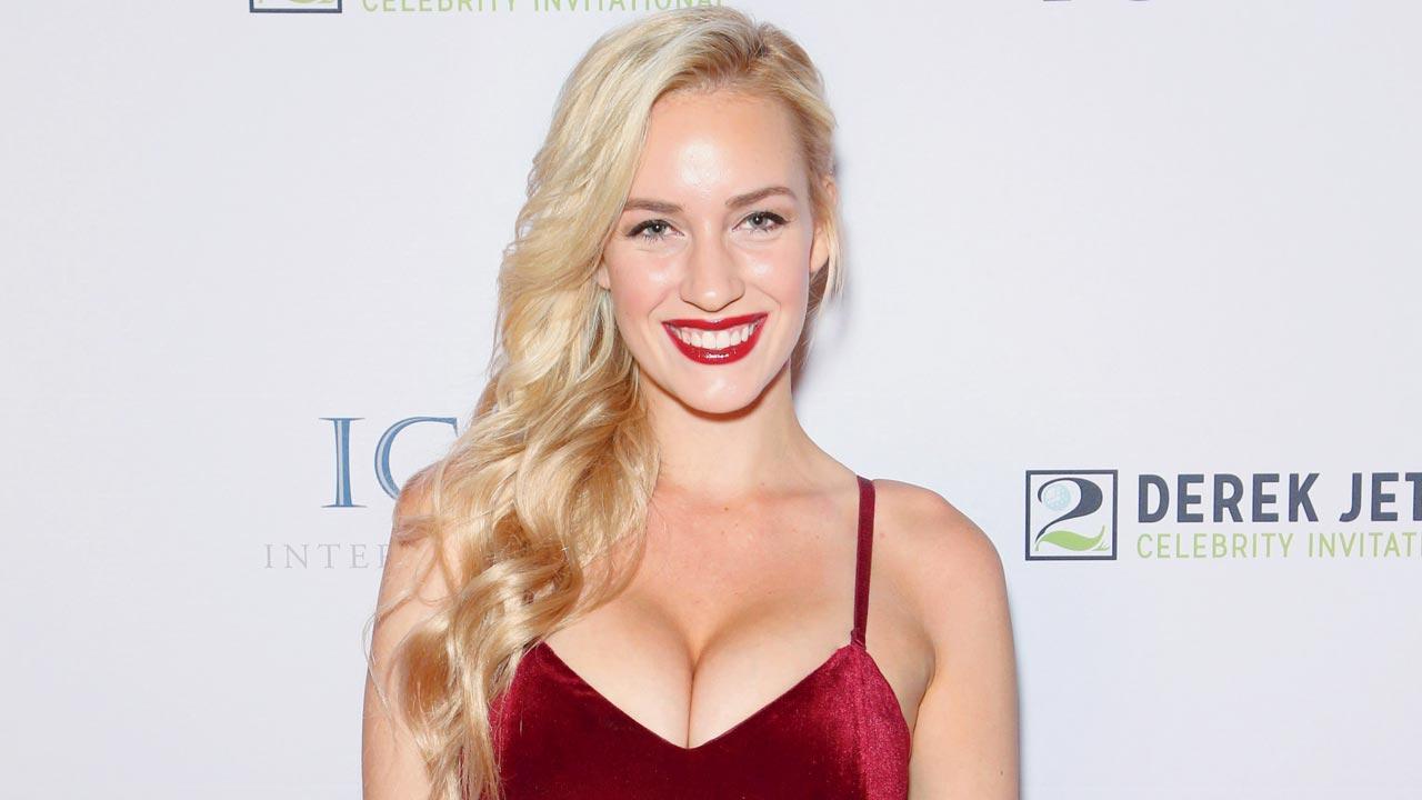 Golf star Paige Spiranac polishes off six hotdogs in 10 minutes