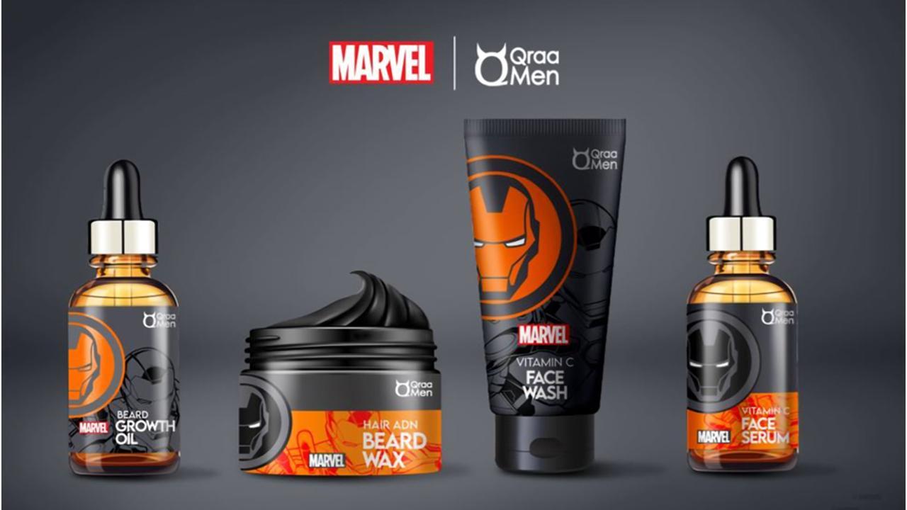 Qraamen launches a collection of grooming products inspired by Marvel’s super he