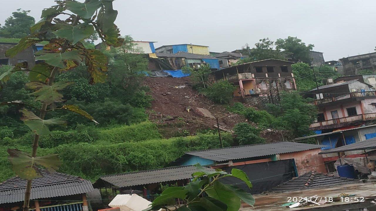 Maharashtra: Heavy rains cause landslide in Raigad; no casualty