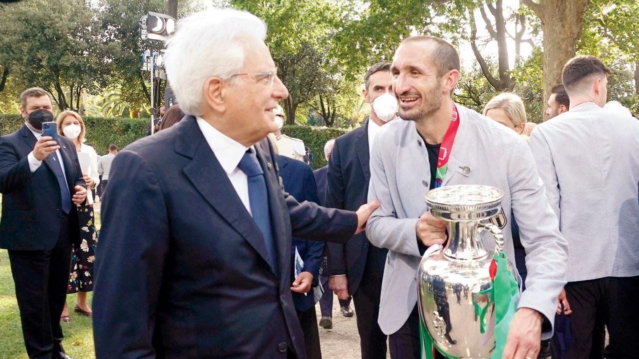 Italy’s Euro winners get presidential honours