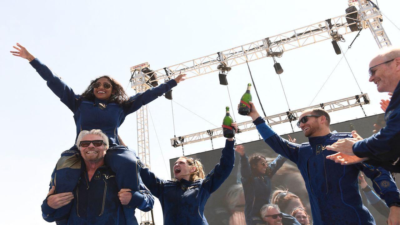 Sirisha Bandla reaches space on board Virgin Galactic's VSS Unity 22