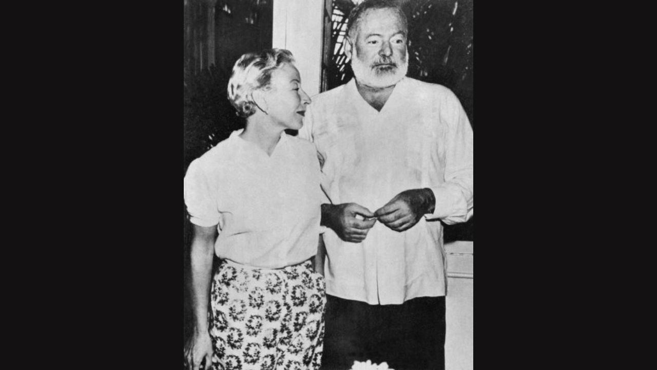 <p>Ernest Hemingway with his wife Mary Welsh in Havana. The American journalist and author was the fourth wife and widow of Hemingway. Welsh met Hemingway while covering the war in London in 1944, and they became close. In 1945, she divorced her husband Noel Monks, an Australian journalist, and in 1946, she married Hemingway in a ceremony in Cuba. Photo: AFP</p> <p>Ernest Hemingway with his wife Mary Welsh in Havana. The American journalist and author was the fourth wife and widow of Hemingway. Welsh met Hemingway while covering the war in London in 1944, and they became close. In 1945, she divorced her husband Noel Monks, an Australian journalist, and in 1946, she married Hemingway in a ceremony in Cuba. Photo: AFP</p>