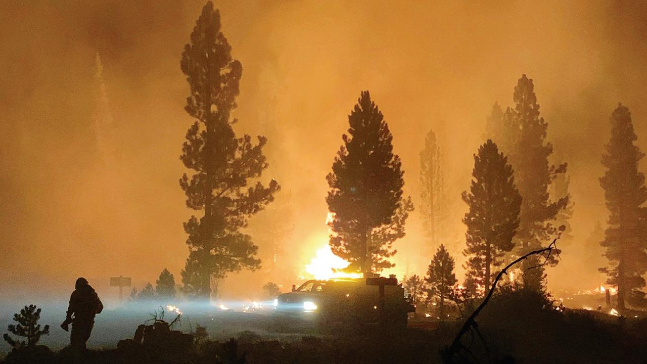 Wildfire burns area nearly the size of LA