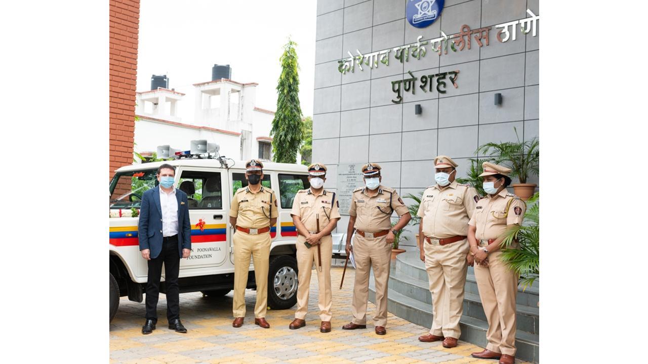 Yohan Poonawalla Foundation donates another Jeep to Pune Police for their selfless work