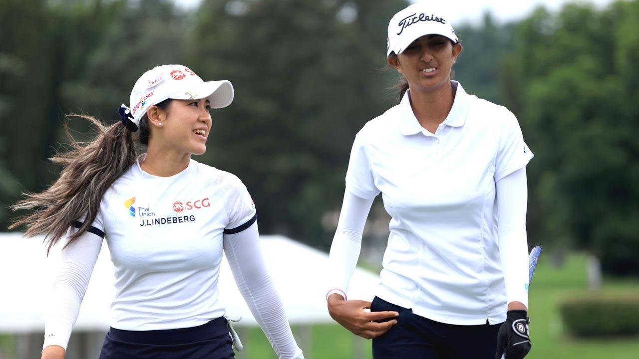 Golf: Aditi finishes third with Thai partner