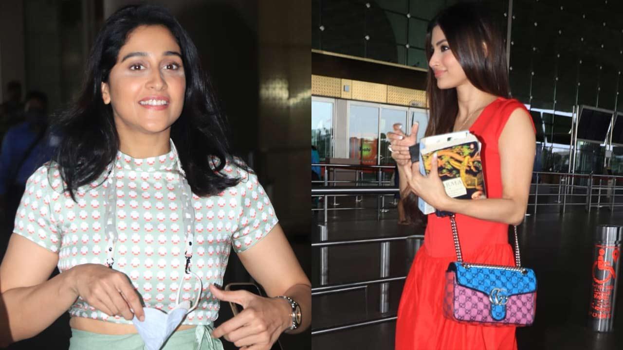 Raashi Khanna, Mouni Roy, Regina Cassandra, Sonu Sood snapped at Mumbai airport