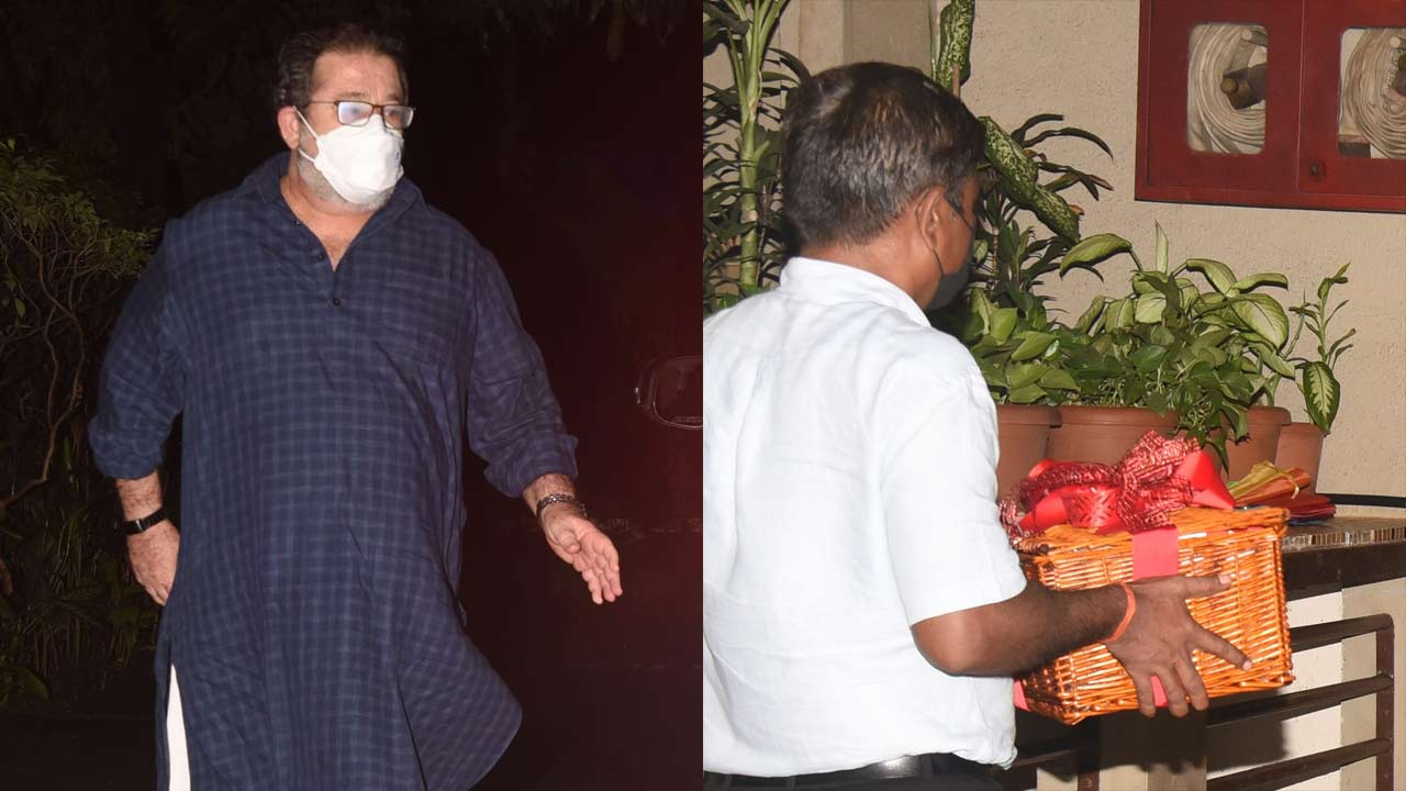 Kunal Kapoor was seen with a gift. It seems like the Kapoor family has found a new reason to celebrate in the midst of pandemic.