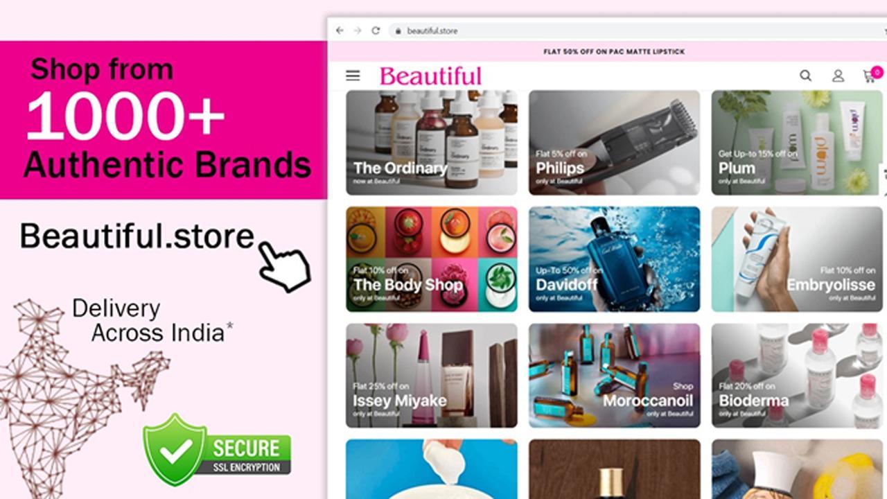 Beautiful.store, has brought world class beauty products at your doorstep