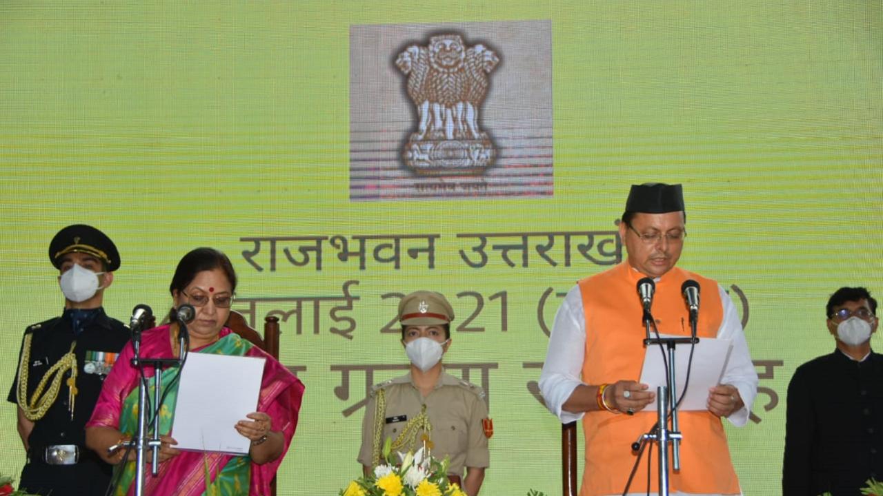 Pushkar Singh Dhami sworn in as 11th Chief Minister of Uttarakhand