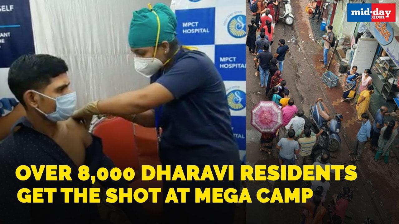 Over 8,000 Dharavi residents get the shot at mega camp