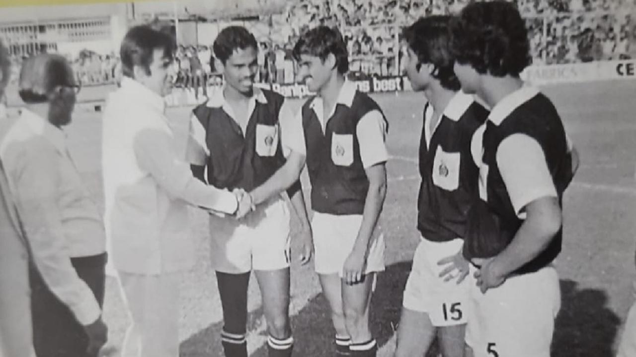 Dilip Kumar was a familiar sight at sporting events in Mumbai 