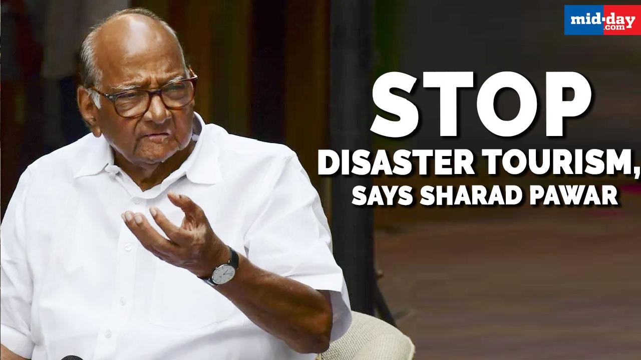 Stop disaster tourism, says Sharad Pawar