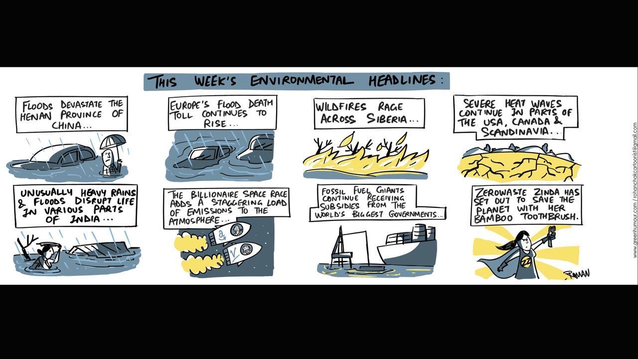 Green Humour: Comic Strip By Rohan Chakravarty
