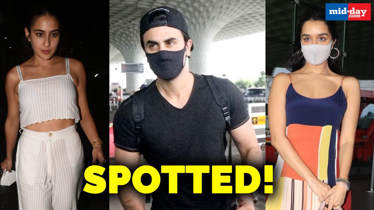 Sara Ali Khan, Shraddha Kapoor and Ranveer Kapoor in their casual outfits