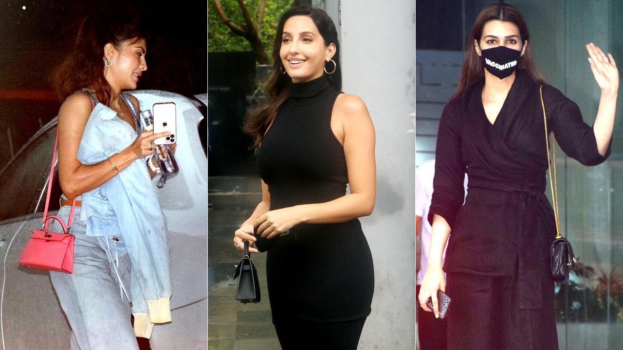 Jacqueline Fernandez, Nora Fatehi, Kriti Sanon