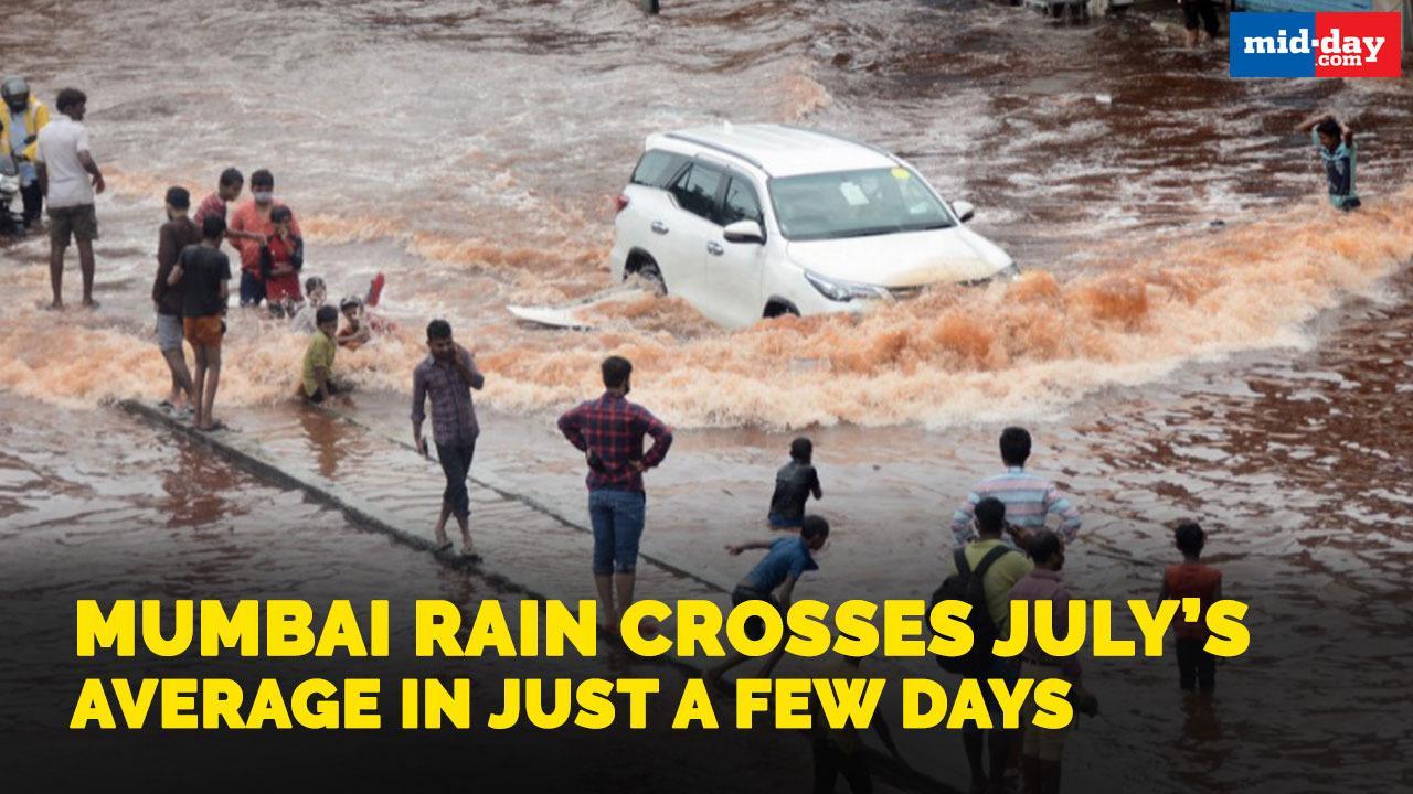 Mumbai rain crosses July’s average in just a few days