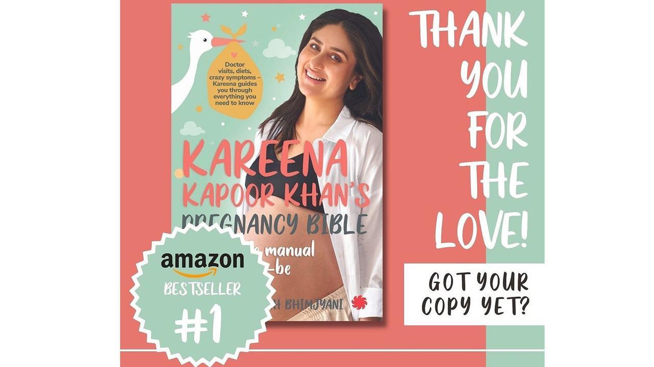 Kareena Kapoor Khan's book 'Pregnancy Bible' trends as 'Number One Bestseller'