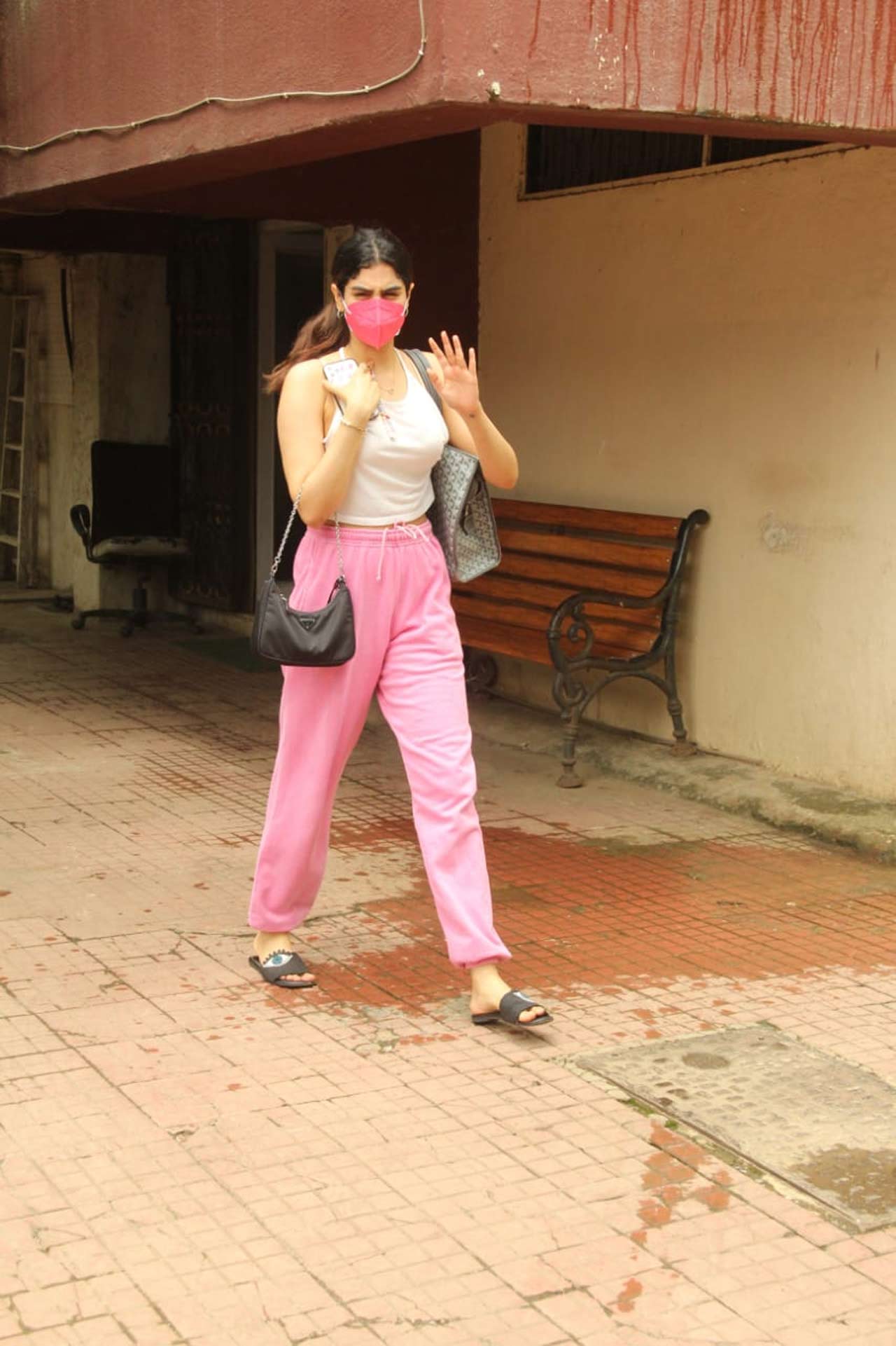 Khushi Kapoor, the next star kid who is said to kickstart her acting career soon, has been taking her workouts seriously and is often snapped at the gym.