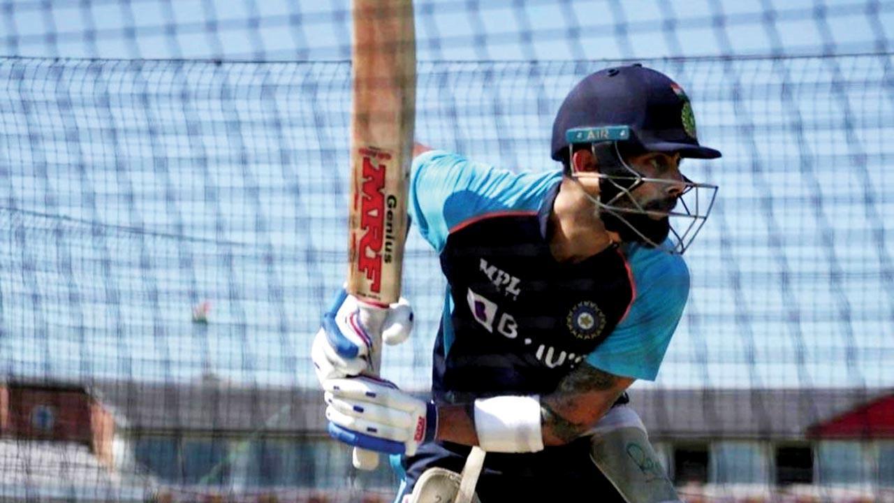 Kohli sweats it out as India hit the nets in Durham