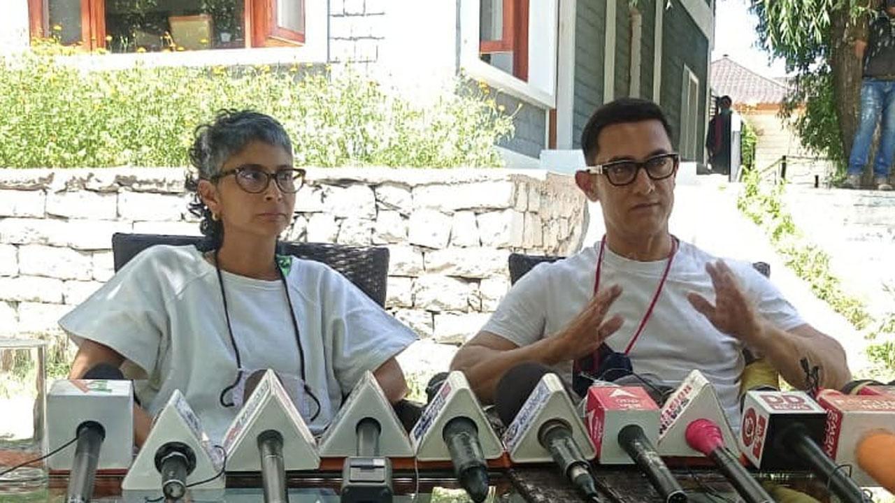 Laal Singh Chaddha: Aamir Khan and Kiran Rao hold a press conference in Ladakh