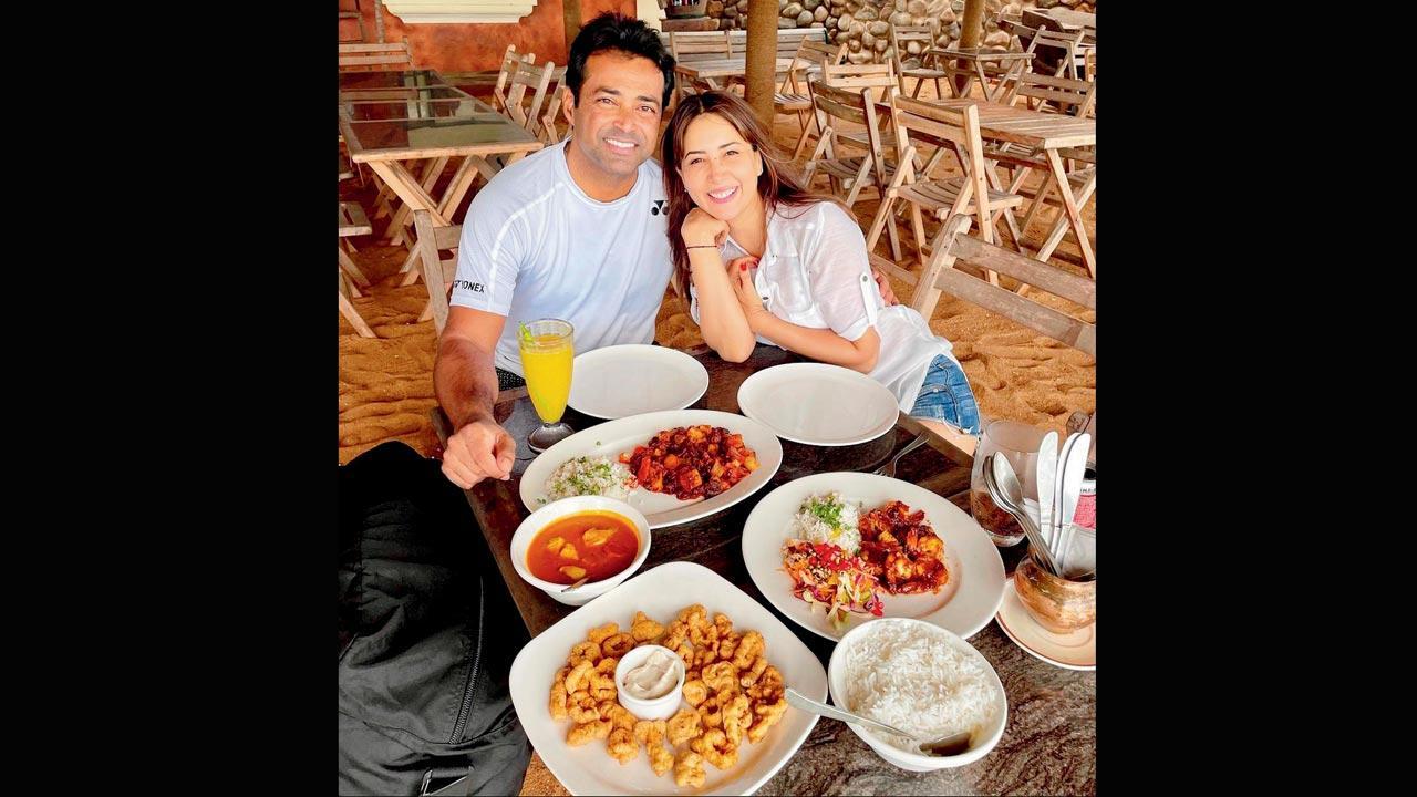 Have you heard? Leander Paes and Kim Sharma out in the open
