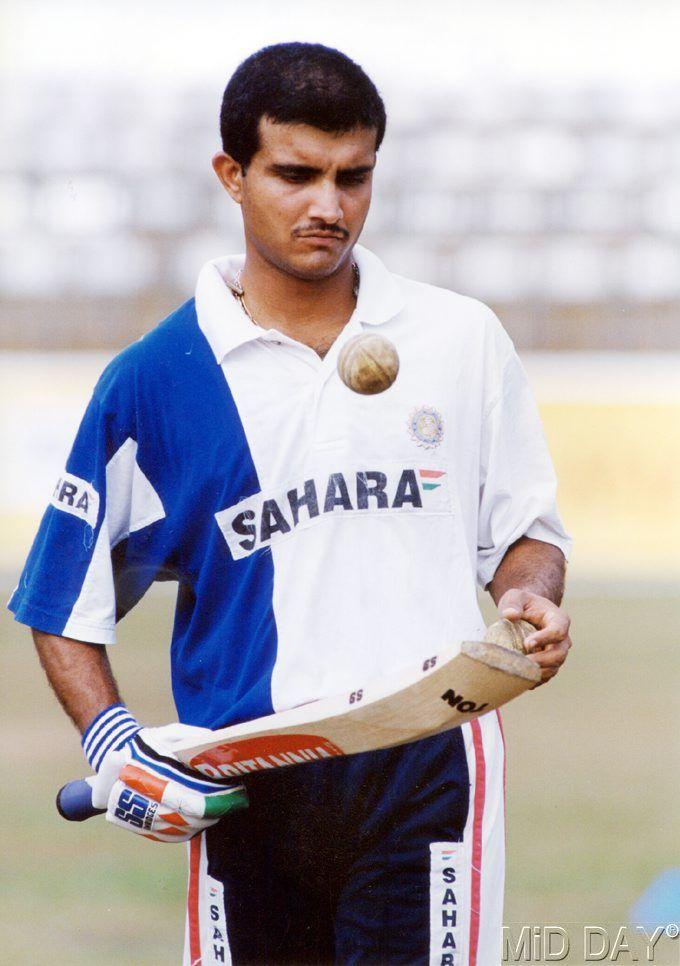 In picture: Sourav Ganguly is seen here sporting a short hairdo, something he rarely did.