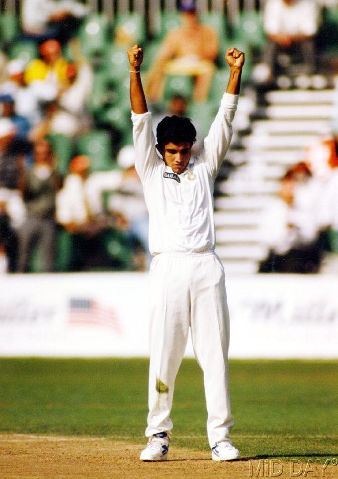And when it came to celebrating wickets, Sourav Ganguly put on quite an act!