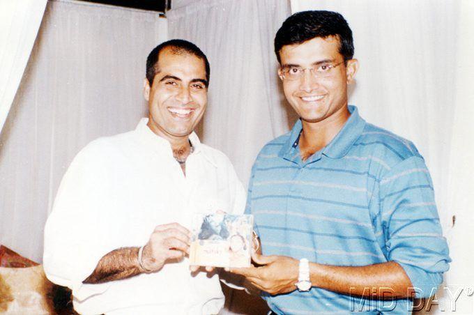 In picture: Sourav Ganguly with Shailendra Singh
