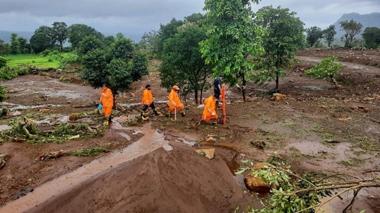 Maharashtra Rains: 5 bodies recovered from Ambeghar landslide site in Satara
