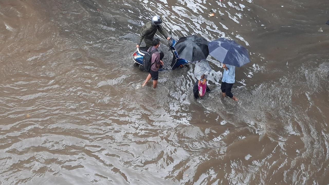 Mumbai Rains: Heavy downpour causes waterlogging in many areas; local train services affected, buses diverted