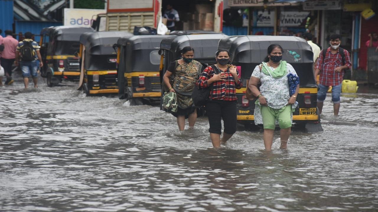 Mumbai Rains: Heavy downpour in city; local train, bus services affected
